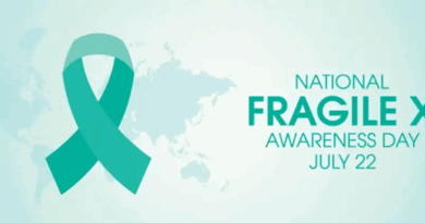 Banner For National Fragile X Syndrome Awareness 
