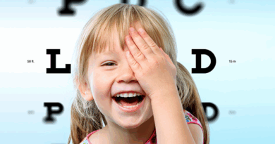 image of girl showcasing importance of Children's Eye Health Awareness