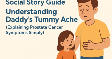 🩺 Social Story Guide: Understanding Daddy’s Tummy Ache (Explaining Prostate Cancer Symptoms Simply)