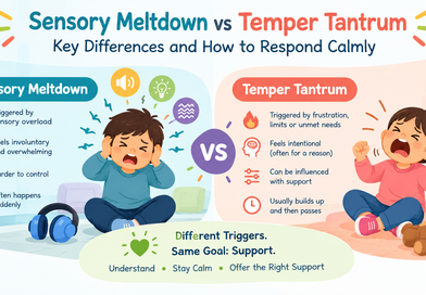 Sensory Meltdown vs Temper Tantrum: Key Differences and How to Respond Calmly